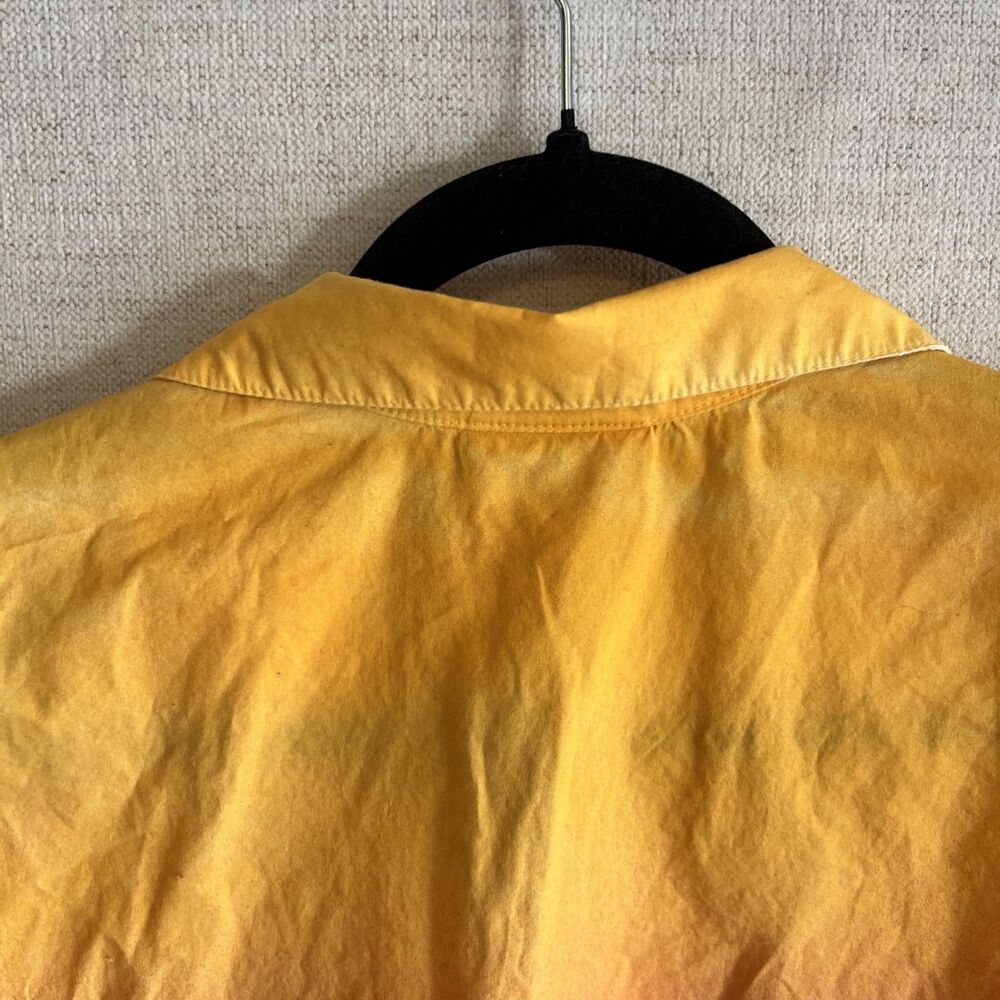 Mokuyobi Shirt 2XL Large Colors Orange Pink Purple Shirt Button Up Pocket Summer - Picture 7 of 8